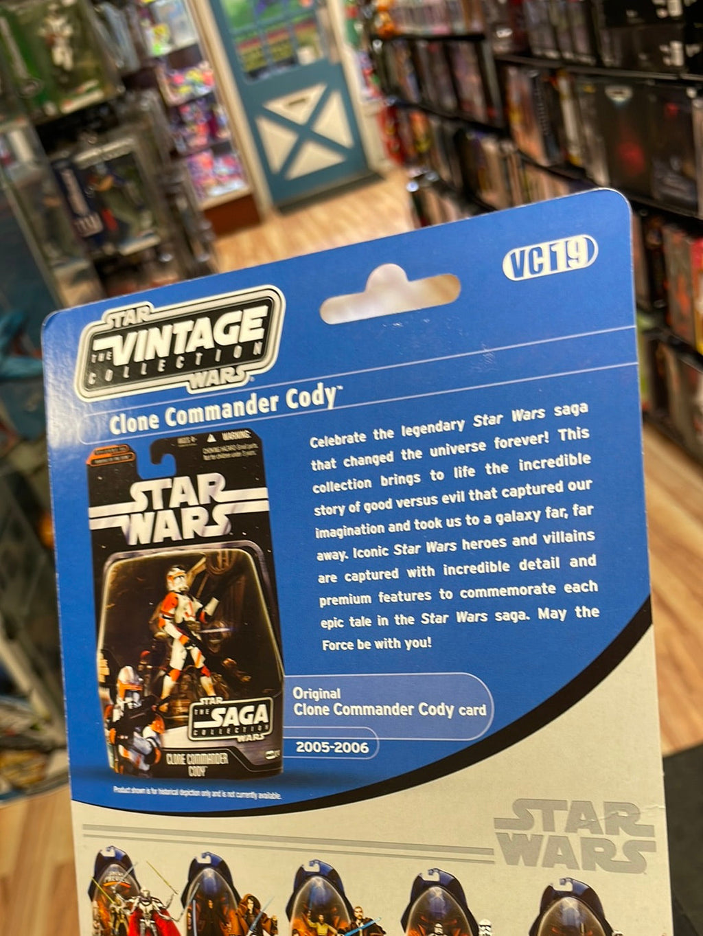 Clone Commander Cody Proof Card (Revenge of the Sith, Vintage Collection VCHasbro) product image 5, provided for visual