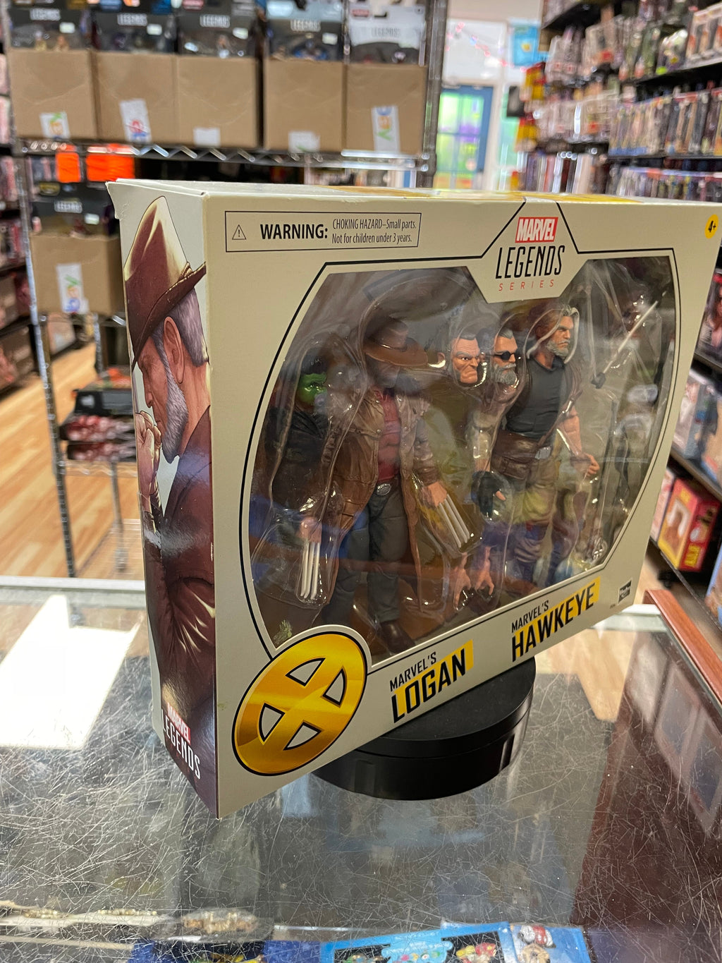Logan & Hawkeye (Marvel Legends, Hasbro) **SEALED** product image 3, provided for visual reference and product detail review