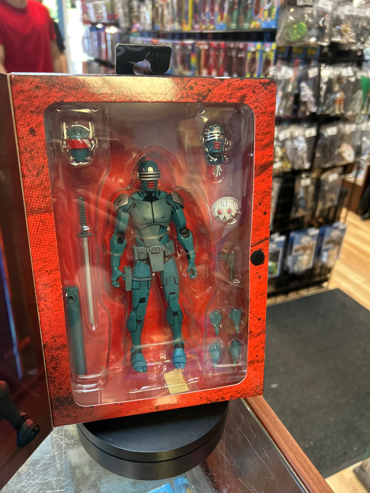 Synja Patrol Bot (NECA, TMNT Ninja Turtles) **SEALED** product image 5, provided for visual reference and product detail