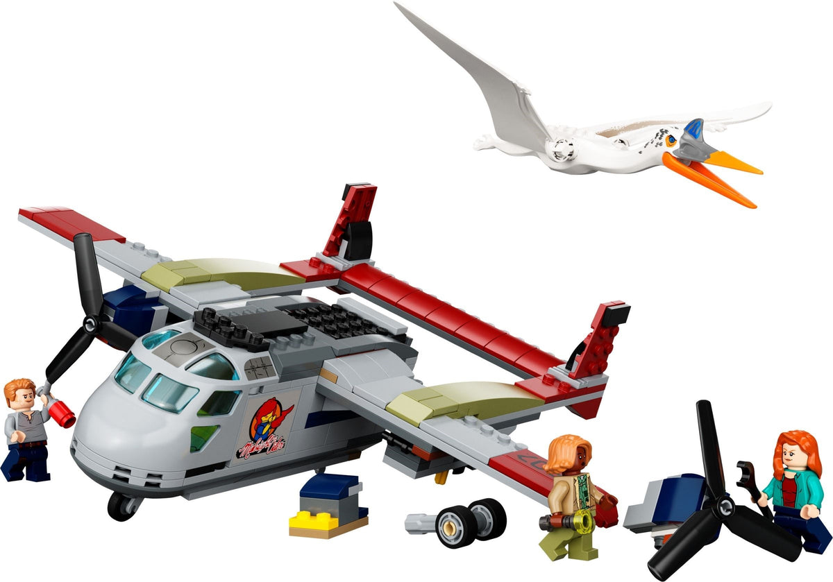 76947 LEGO Jurassic World: Quetzalcoatlus Plane Ambush product image 3, provided for visual reference and product detail