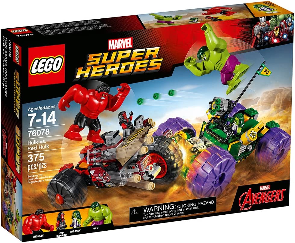 76078 Hulk vs. Red Hulk (Retired) (Certified Complete) product image 1, provided for visual reference and product detail