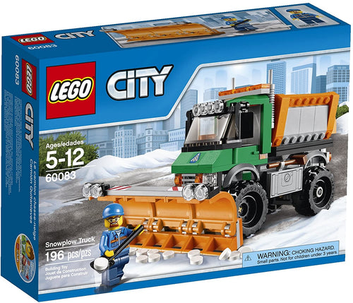 60083 City Snowplow Truck (Retired) (New Sealed) product image 1, provided for visual reference and product detail review