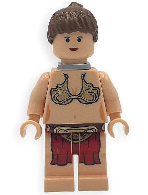 SW0085 Princess Leia - Light Nougat, Jabba Slave Outfit Neck Bracket product image 1, provided for visual reference and