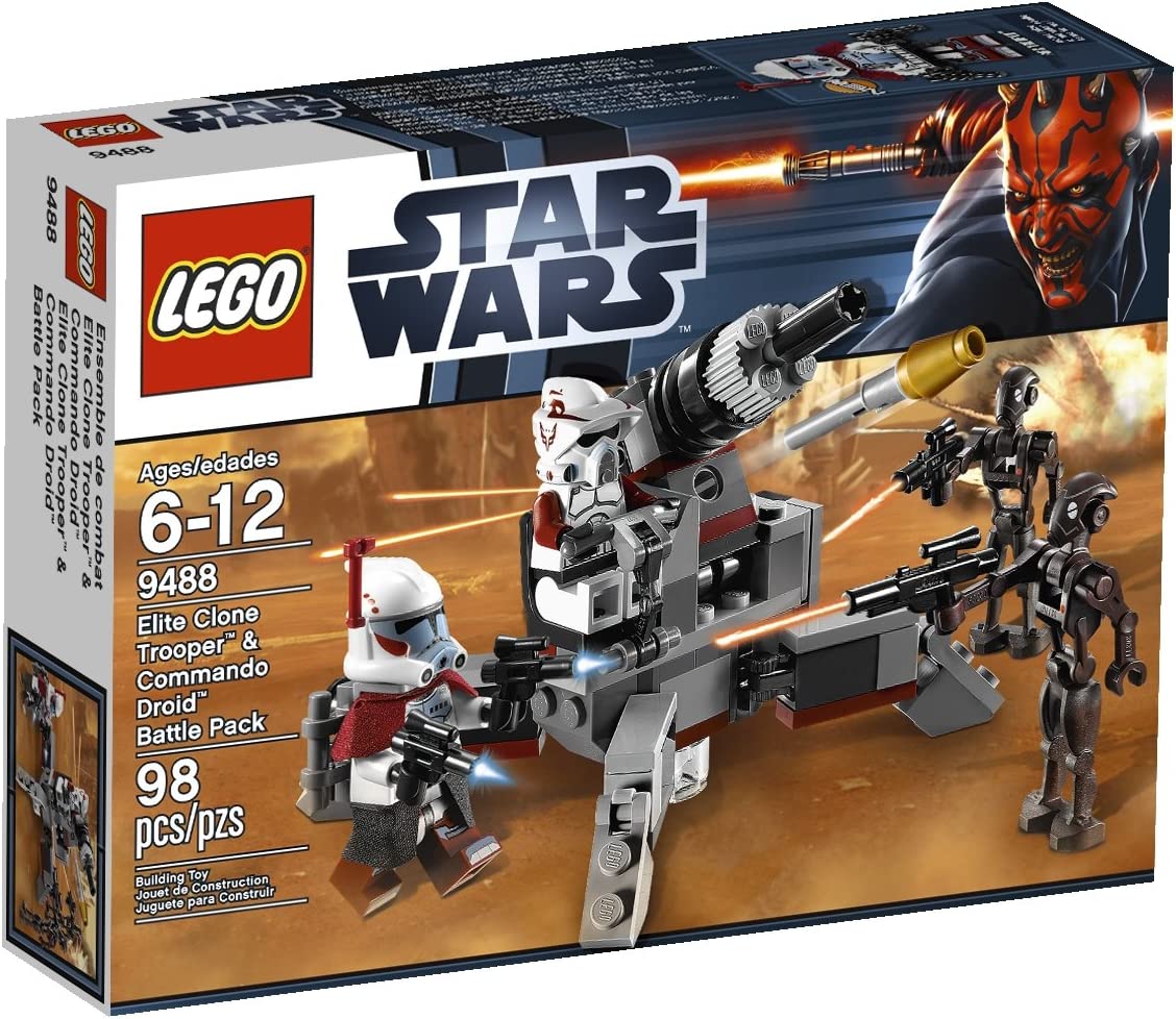 9488 Star Wars Elite Clone Trooper and Commando Droid Battle Pack (Retired) (New Sealed) product image 1, provided for