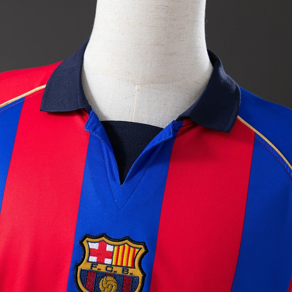 Barcelona Jersey 2001-02 Home Retro Football Kit product image 5