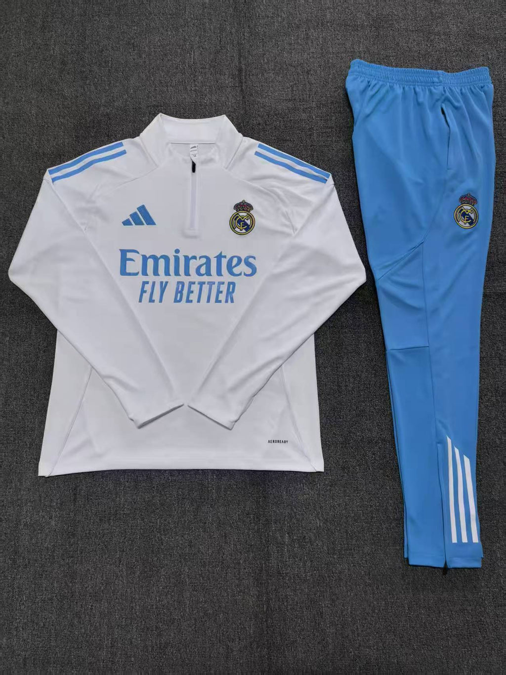 Kids Real Madrid Training Tracksuits 25/26 Football Kit product image 2