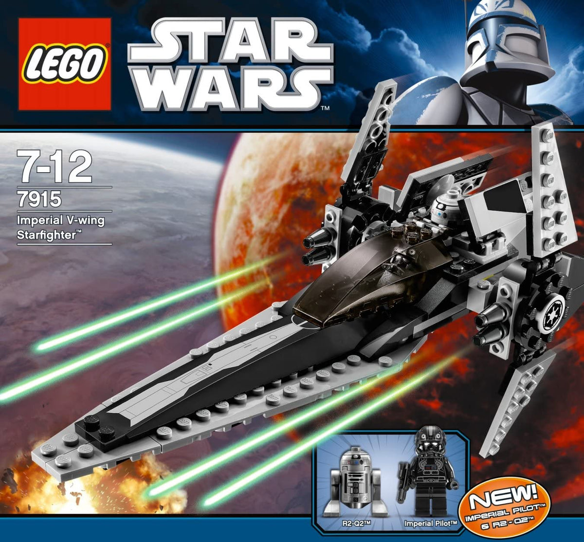 7915 Imperial V-wing Starfighter (Retired) (Certified Complete) product image 1, provided for visual reference and product