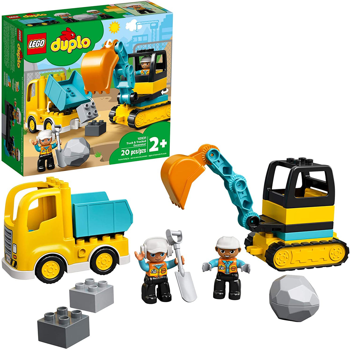 10931 DUPLO Truck & Tracked Excavator product image 1, provided for visual reference and product detail review
