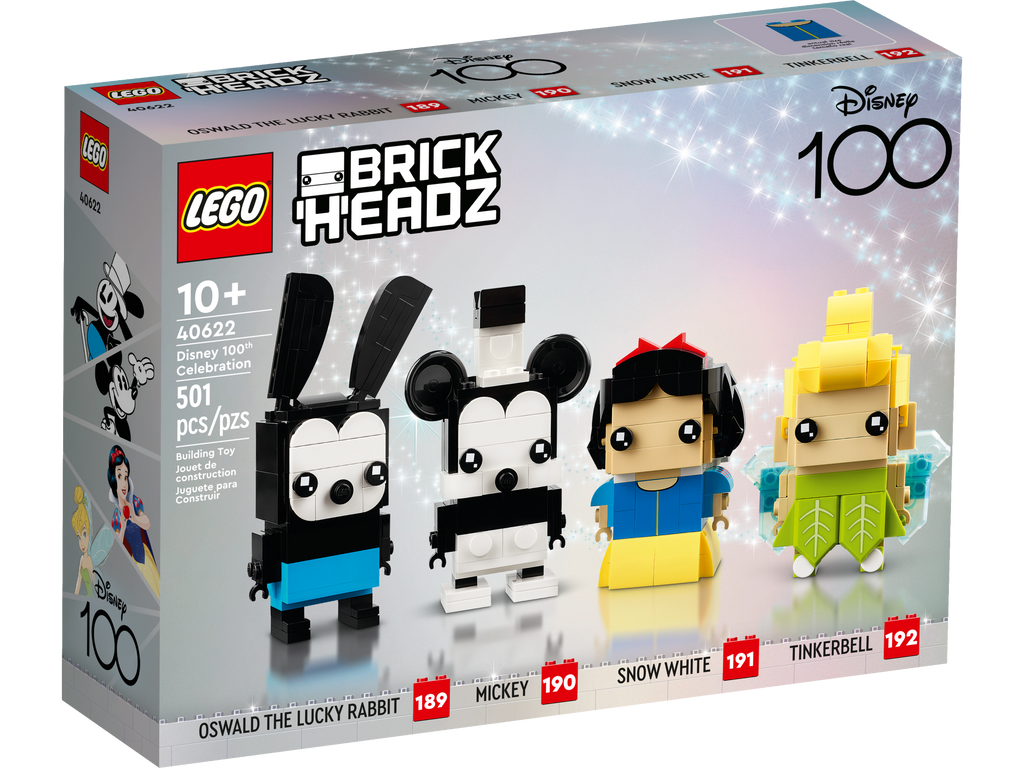 40622 Disney 100th Celebration Brickheadz product image 1, provided for visual reference and product detail review
