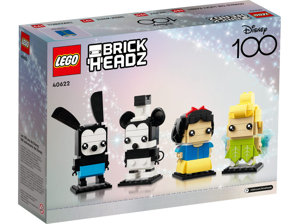 40622 Disney 100th Celebration Brickheadz product image 3, provided for visual reference and product detail review