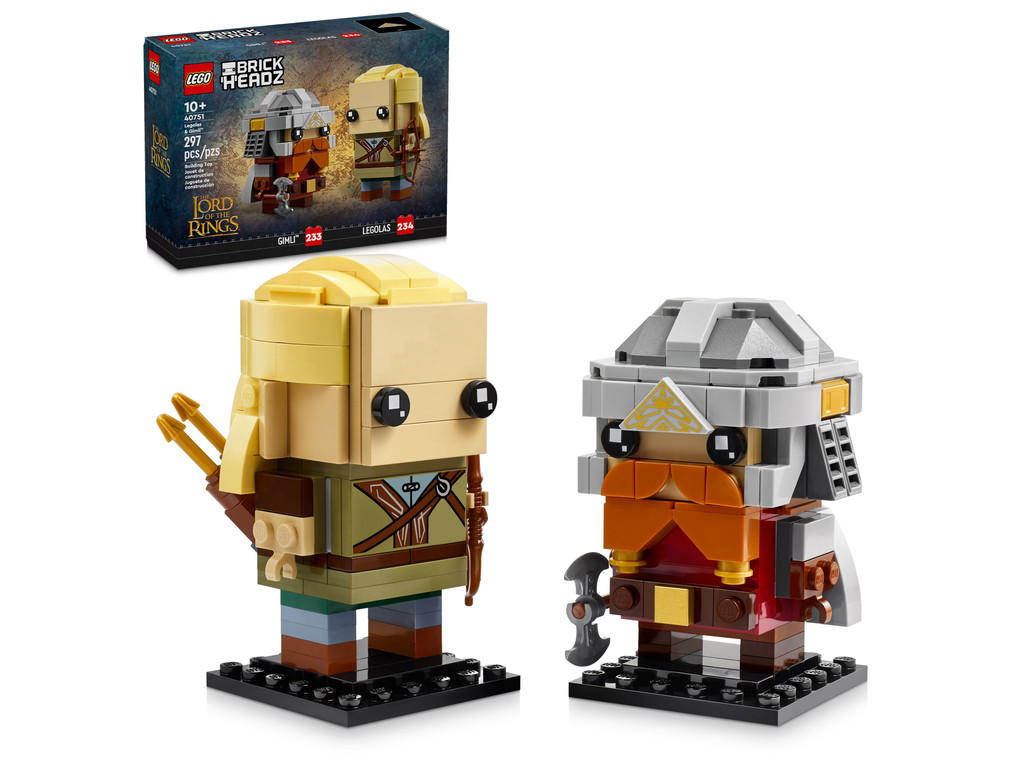 40751 Legolas & Gimli™ Brickheadz product image 1, provided for visual reference and product detail review