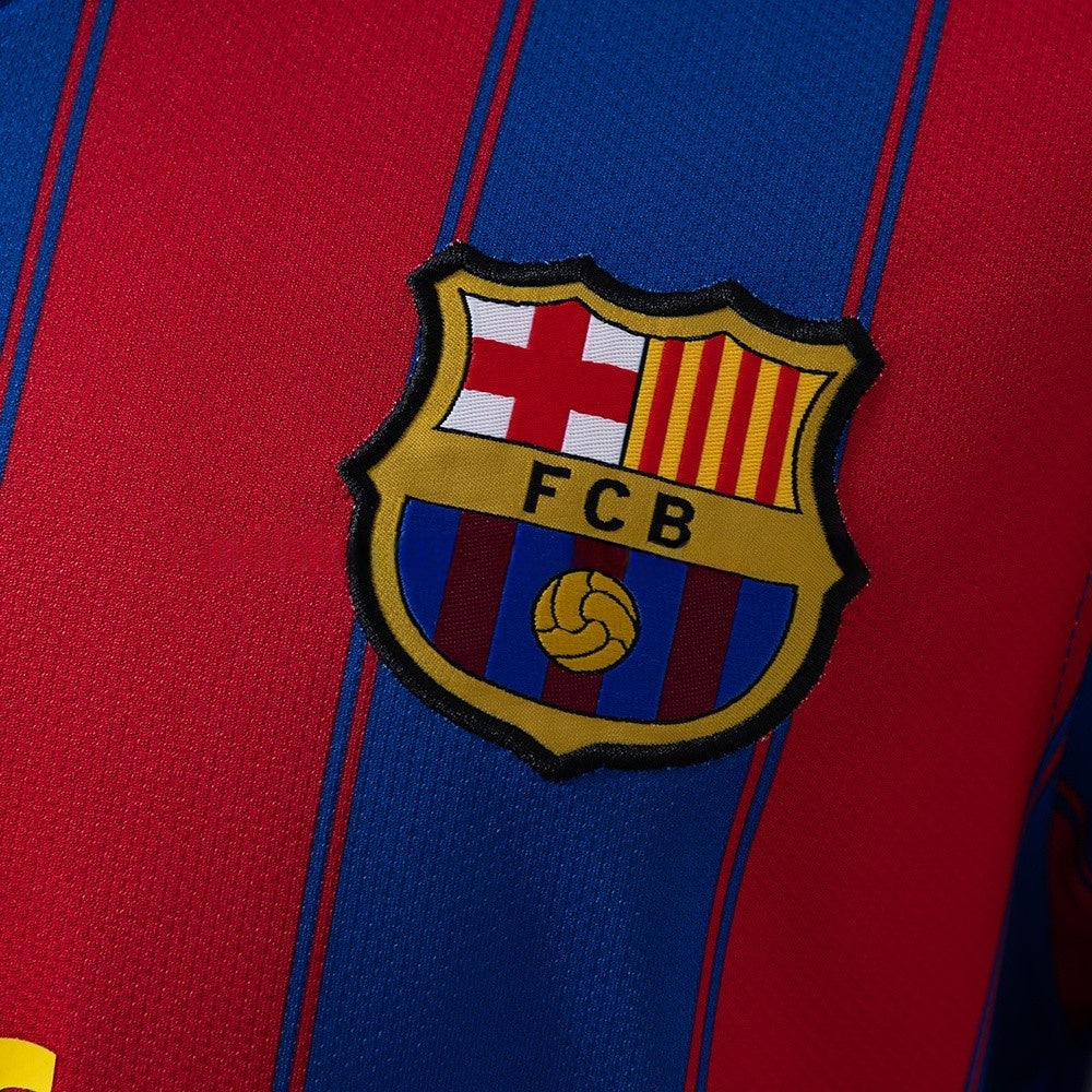 Barcelona Jersey 2009-10 Home Retro Kit Long Sleeves product image 6