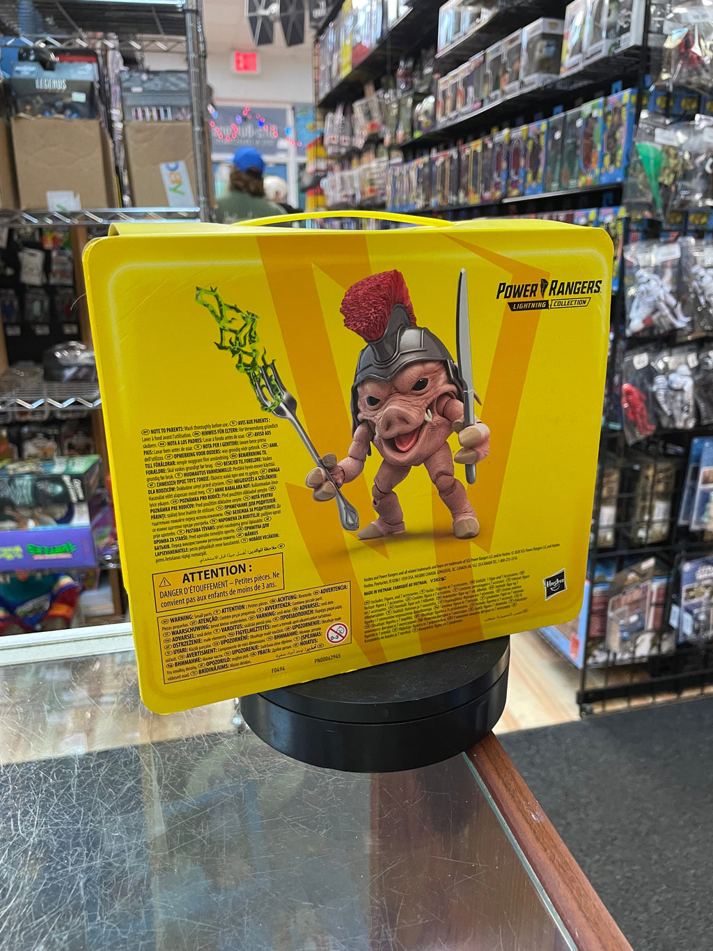 Pudgy Pig Lunch Box -Exclusive- (MMPR Lightning Collection, Hasbro) *NEW* product image 9, provided for visual reference and