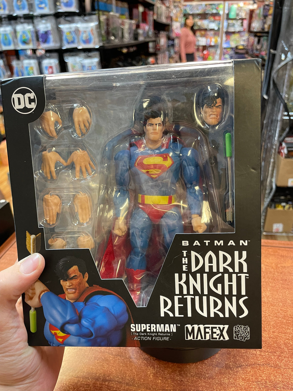 Superman TDKR No.161 (The Dark Knight Returns, DC Medicom Mafex) SEALED product image 6, provided for visual reference and