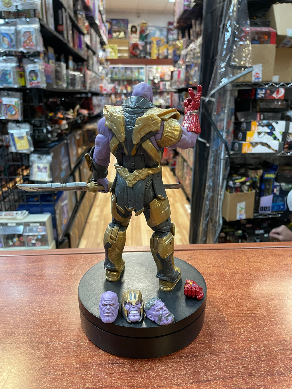 End Game Thanos-DELUXE- (Marvel Legends, Hasbro) **COMPLETE** product image 3, provided for visual reference and product
