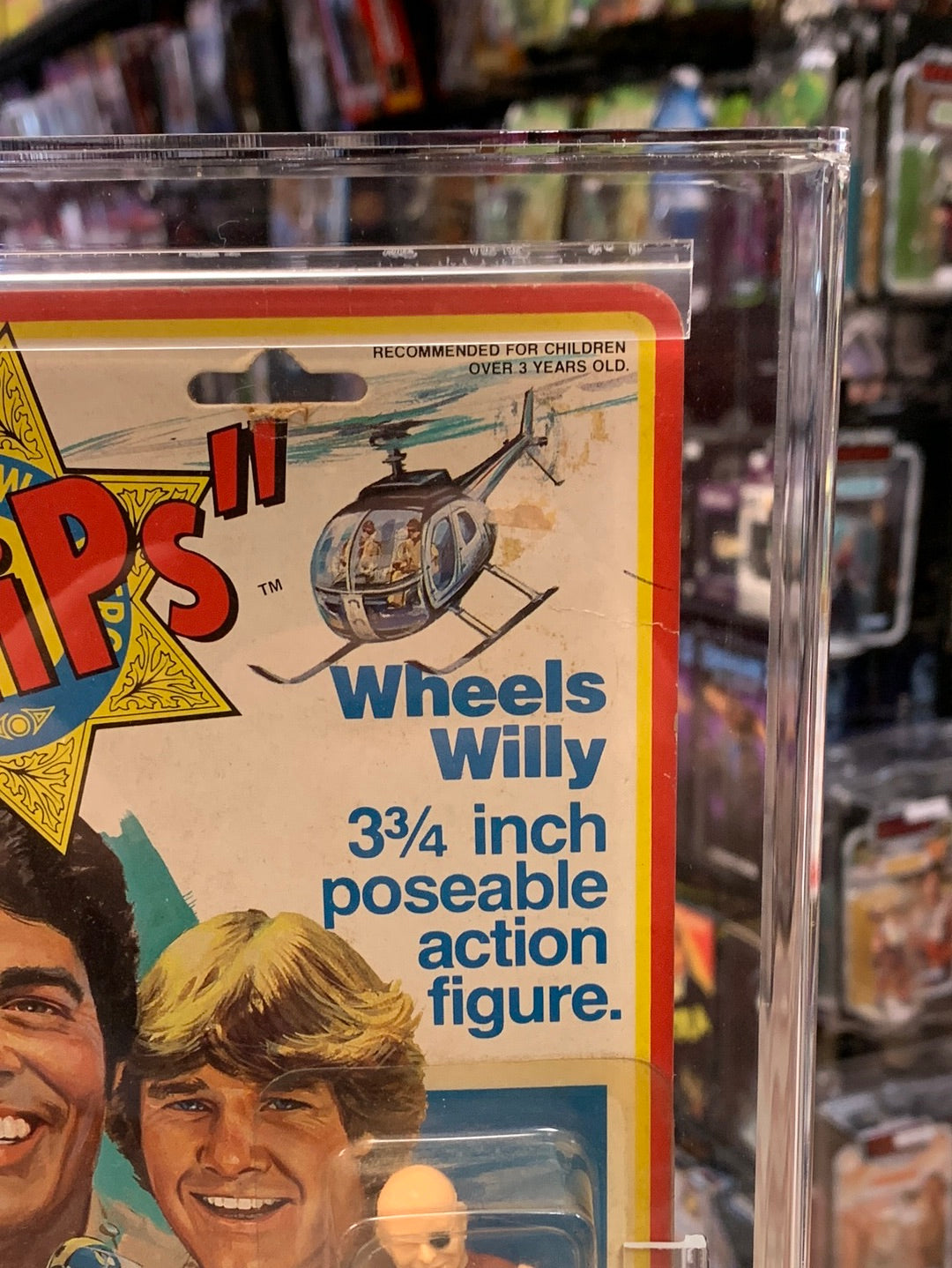 Wheels Willy 3.75” Figure (Vintage Chips, MEGO) AFA Graded 75+ product image 5, provided for visual reference and product