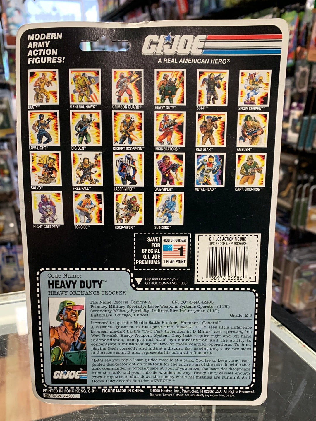 Heavy Duty Ordance Trooper (Vintage GI Joe, Hasbro) Sealed product image 6, provided for visual reference and product detail