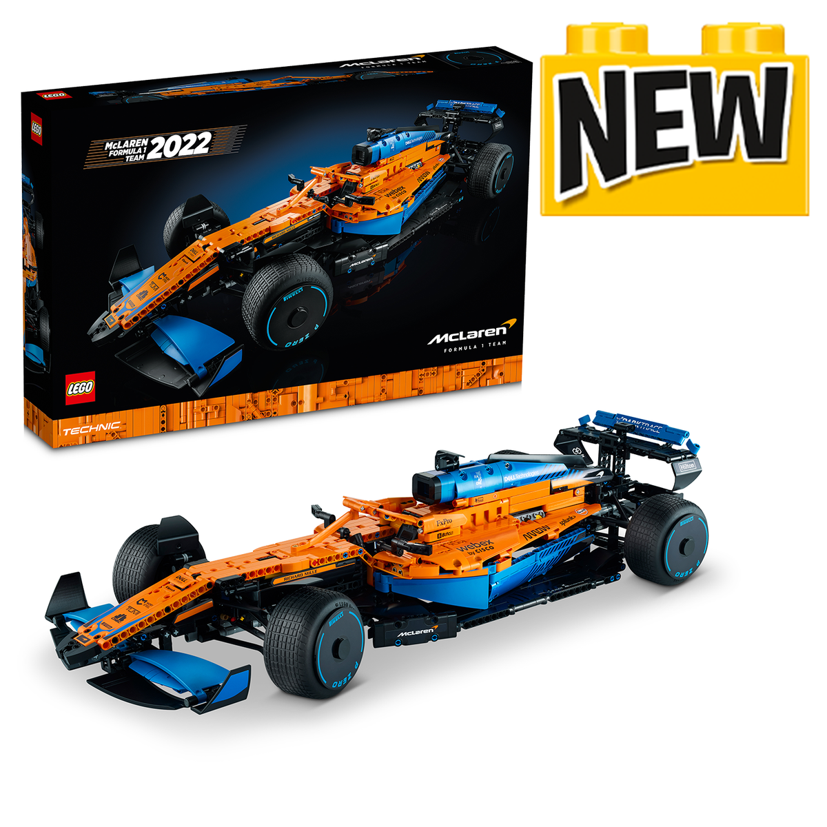 42141 McLaren Formula 1 Race Car product image 1, provided for visual reference and product detail review