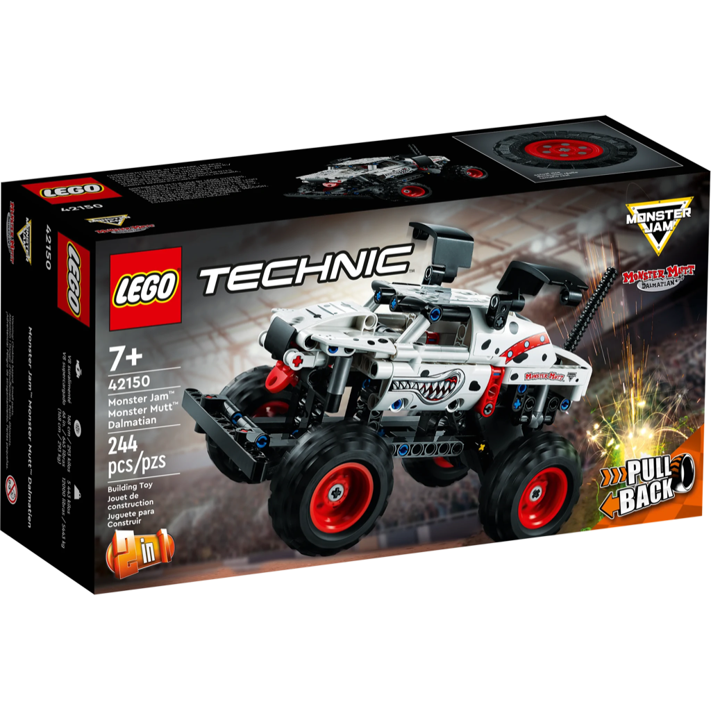 42150 Monster Jam™ Monster Mutt™ Dalmatian (Retired) (New Sealed) product image 1, provided for visual reference and product