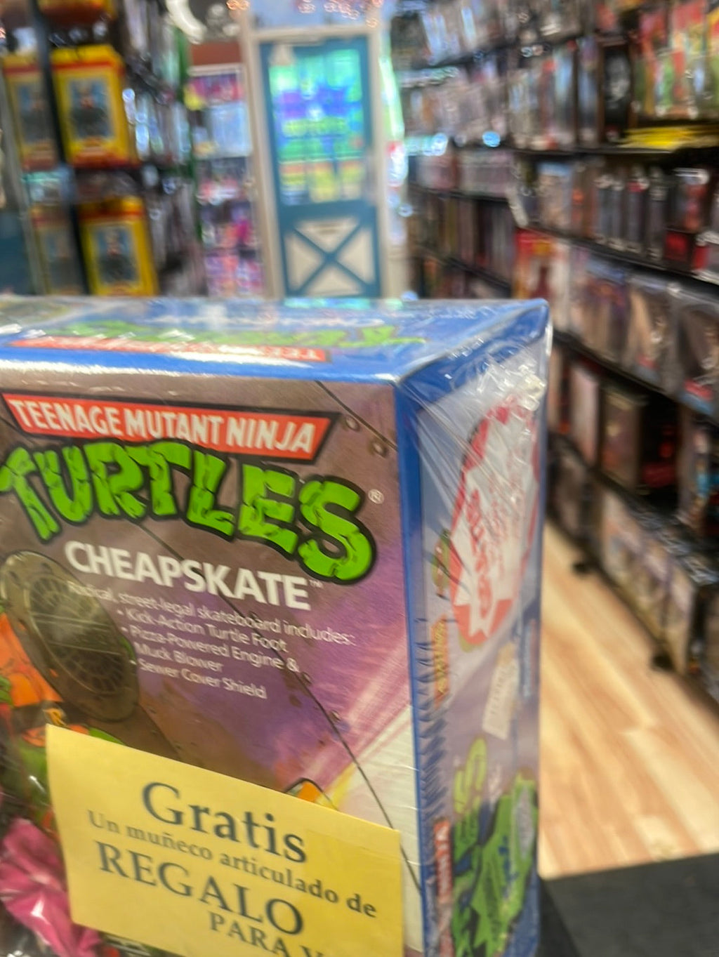 Argentinian Cheapskate with Splinter (Vintage TMNT Ninja Turtles, Playmates) product image 6, provided for visual reference