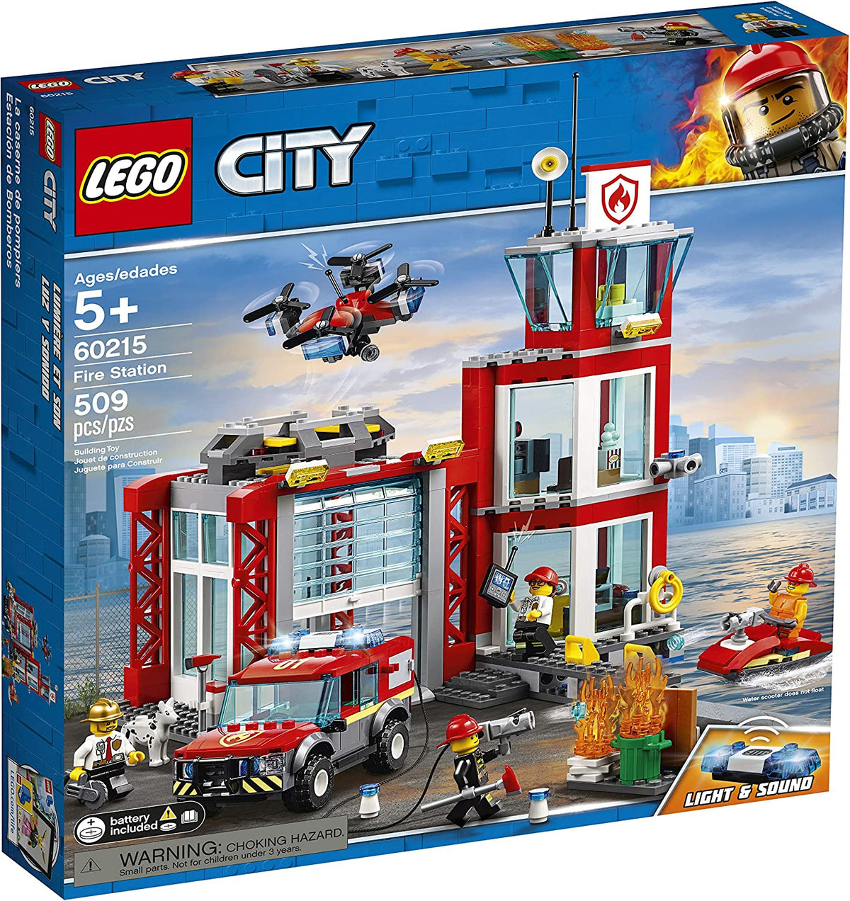 60215 City Fire Station (Retired) (New Sealed) product image 1, provided for visual reference and product detail review