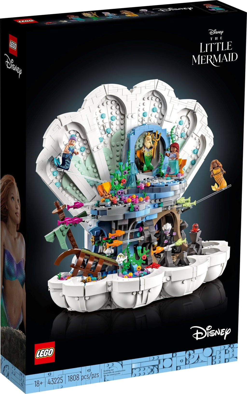43225 The Little Mermaid Royal Clamshell product image 1, provided for visual reference and product detail review