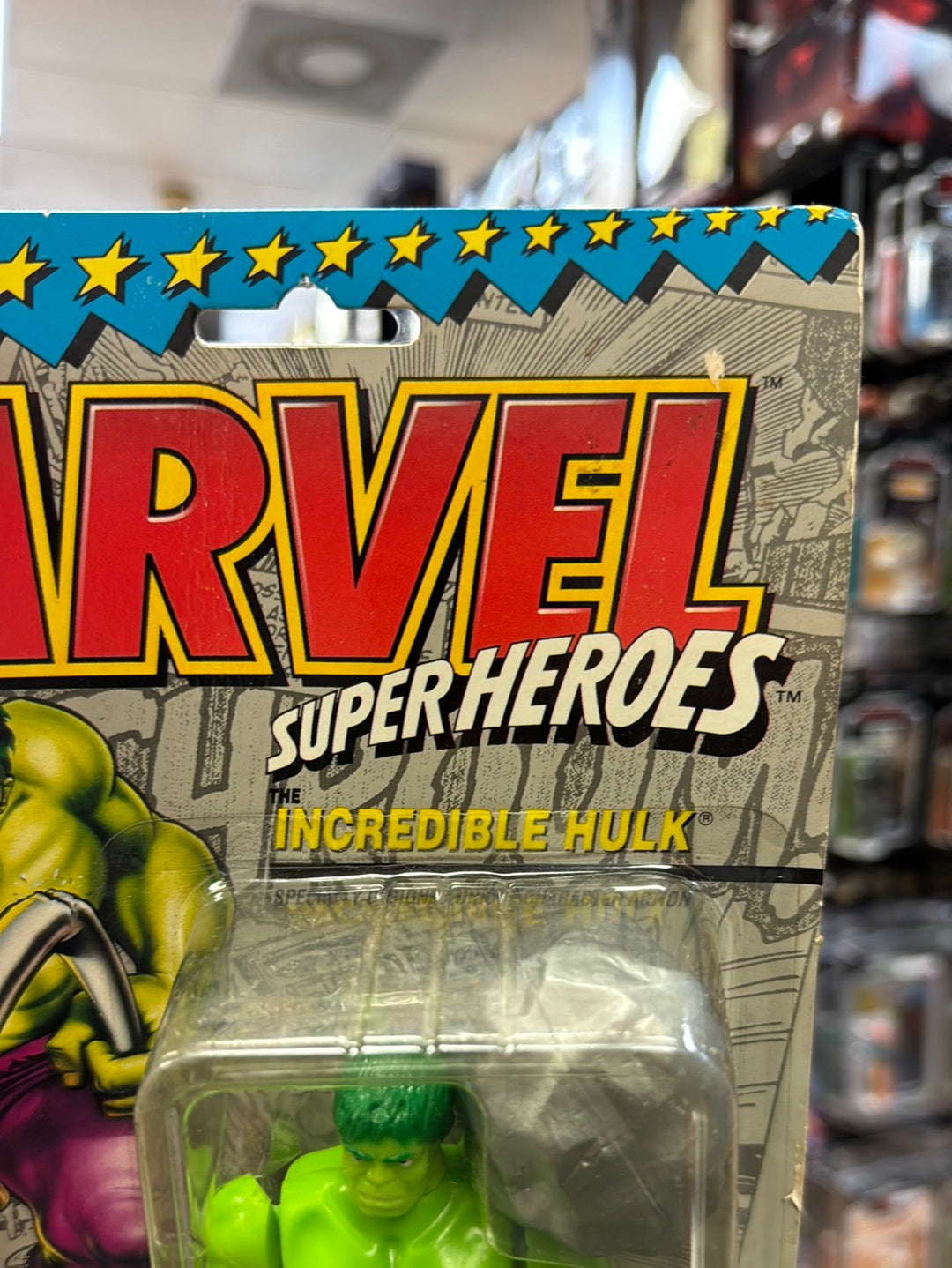 Crushing Arm Incredible Hulk (Vintage Marvel Superheroes, ToyBiz) Sealed product image 3, provided for visual reference and