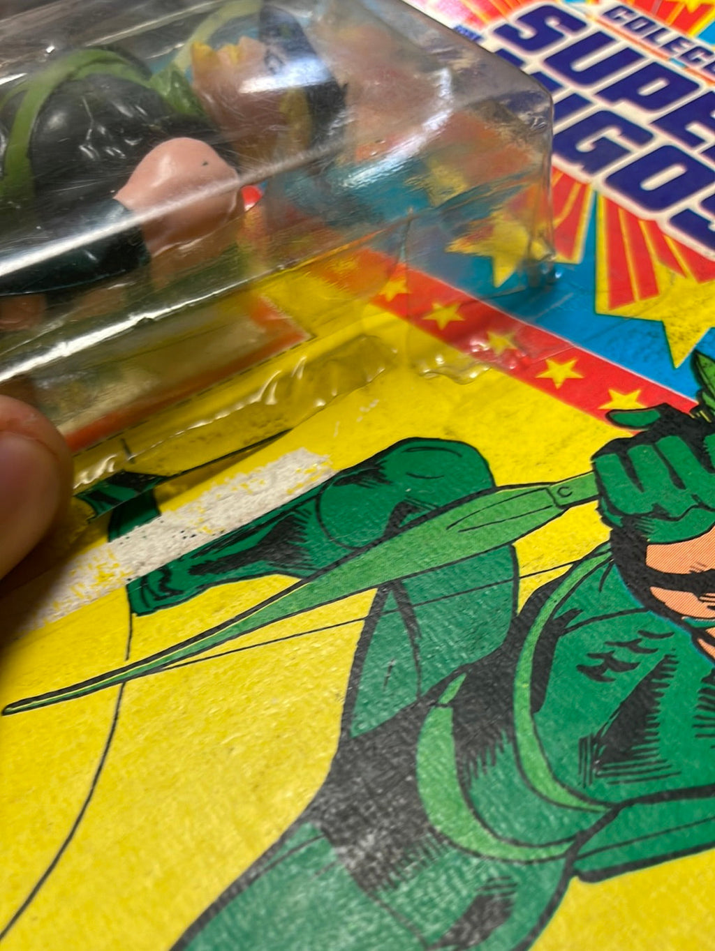 Super Amigos Green Arrow (Vintage Super Powers, Argentina Pacipa) Sealed product image 10, provided for visual reference and