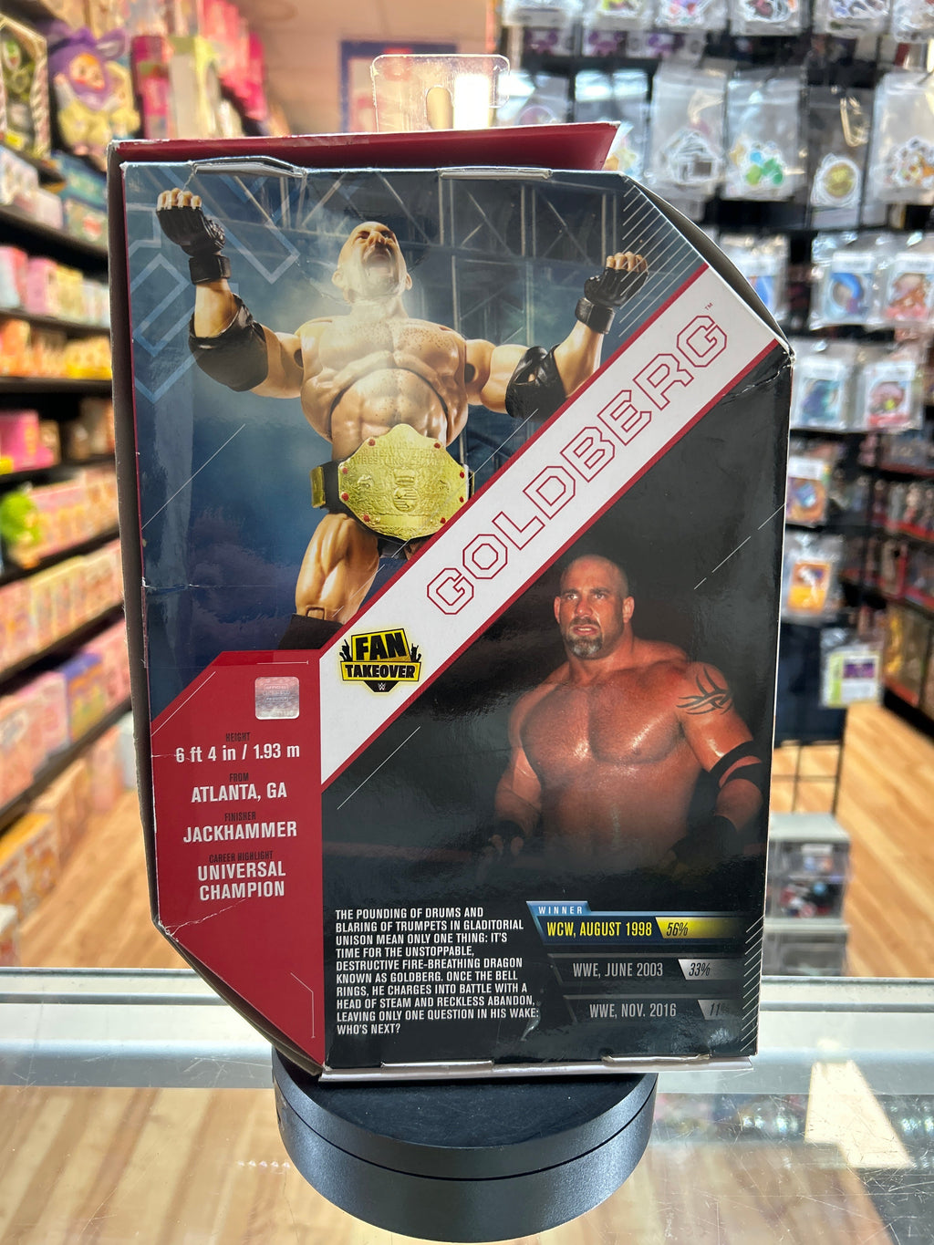 Goldberg -Takeover- (WWE Ultimate Edition, Mattel) *COMPLETE* product image 6, provided for visual reference and product