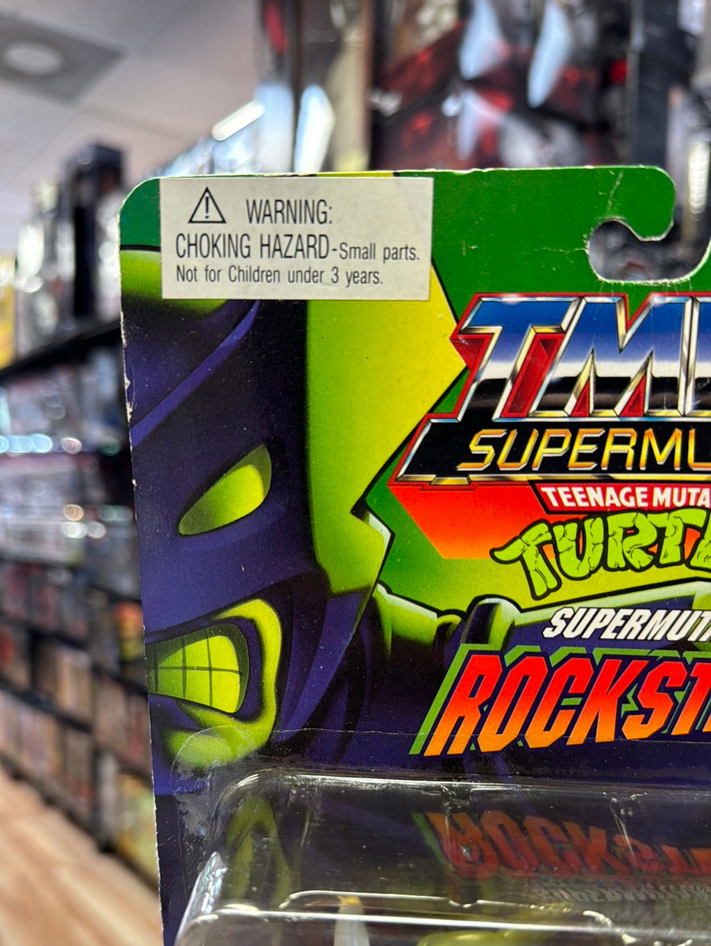 Supermutant Rocksteady 0030 (Vintage TMNT NInja Turtles, Playmates) Sealed product image 2, provided for visual reference