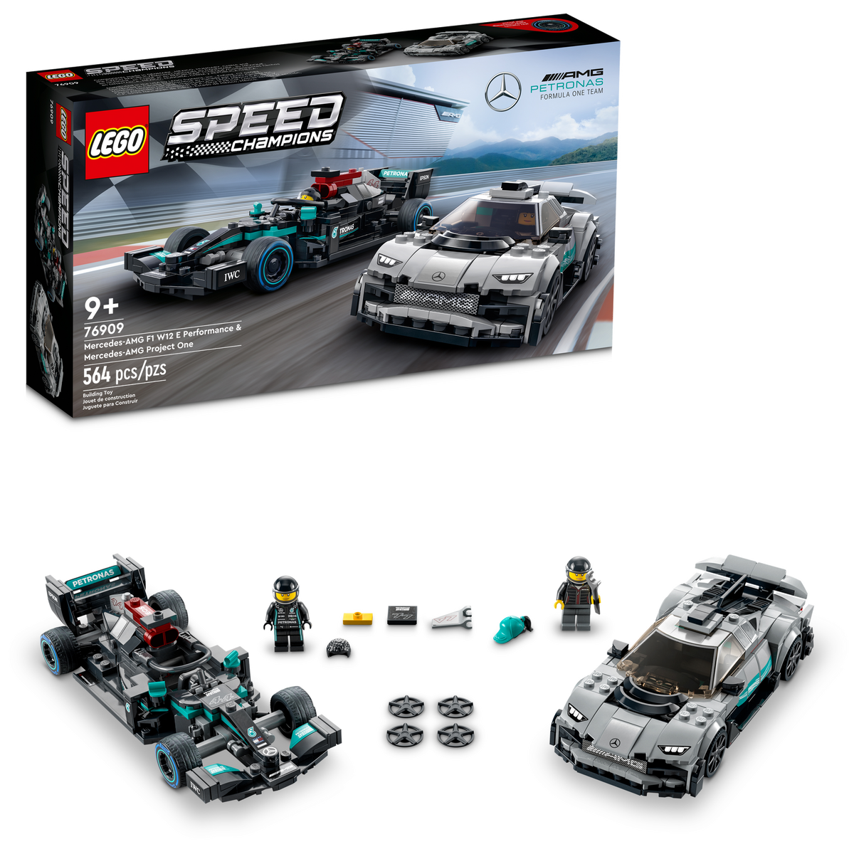76909 Mercedes AMG F1 W12 E Performance & Mercedes AMG Project One product image 1, provided for visual reference and