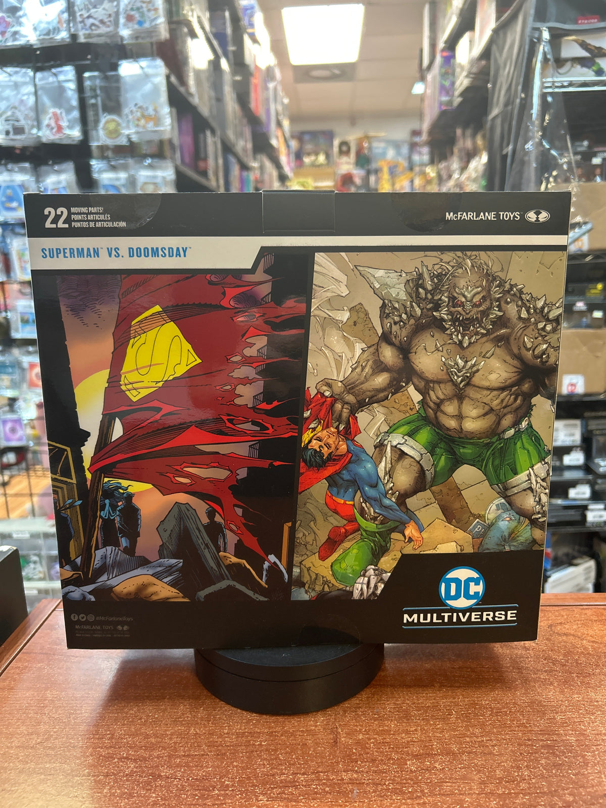 Superman vs Doomsday (DC Multiverse, McFarlane) **SEALED** product image 4, provided for visual reference and product detail