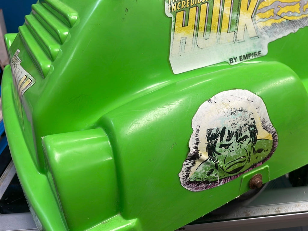 Incredible Hulk Power Mobile Peddle Car (Vintage Marvel, Empire) product image 14, provided for visual reference and product