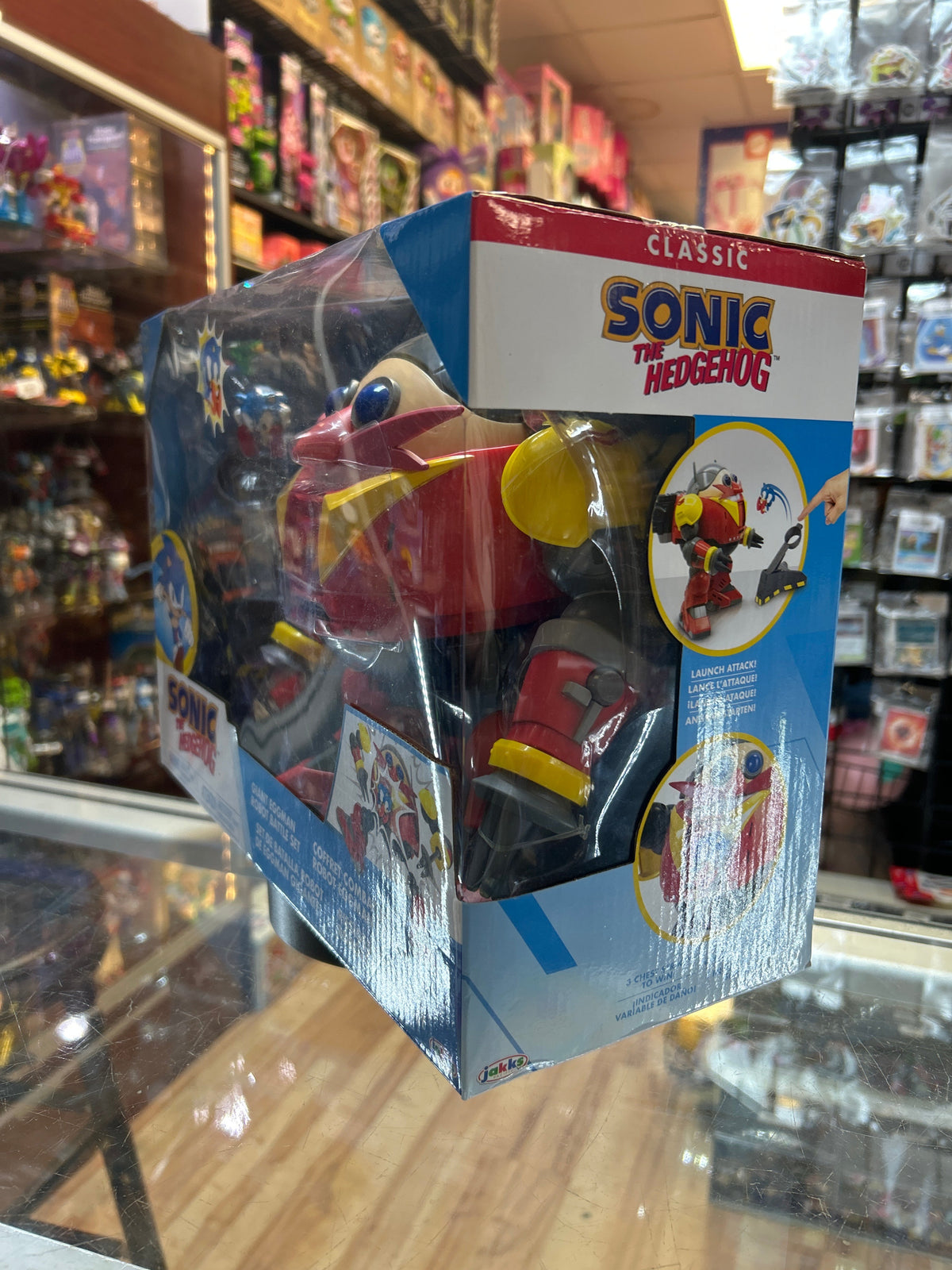 Giant Eggman Robot Battle Set (Sonic The Hedgehog, Jakks Pacific) **SEALED** product image 6, provided for visual reference