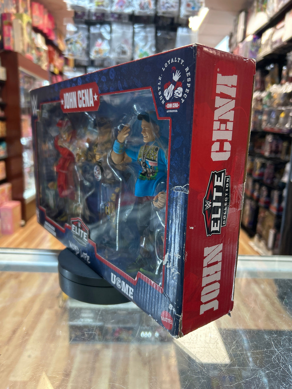 John Cena -Hustle Loyalty Respect 3pack- (WWE Elite, Mattel) *SEALED* product image 6, provided for visual reference and