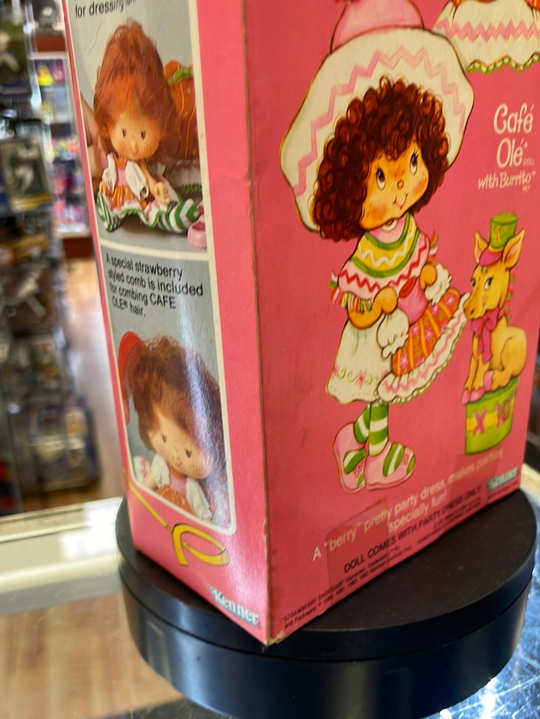 Cafe Ole with Burrito (Vintage Strawberry Shortcake Party Pleaser, Kenner) Sealed product image 9, provided for visual