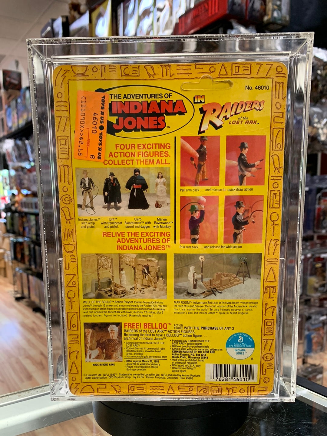 Indiana Jones 4 Back (Indiana Jones ROTA Vintage Kenner) CAS GRADE 75 product image 16, provided for visual reference and