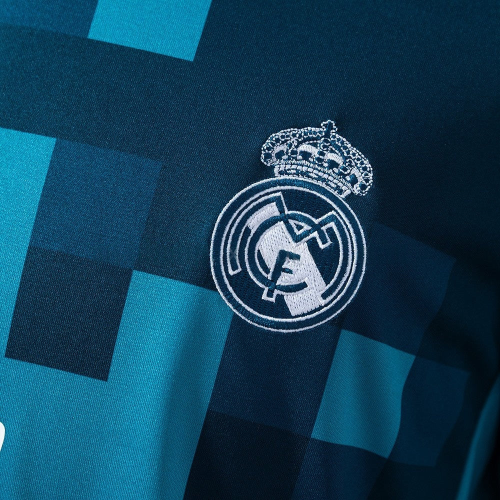Real Madrid Jersey 2017/18 Third Retro Football Kit Long product image 5