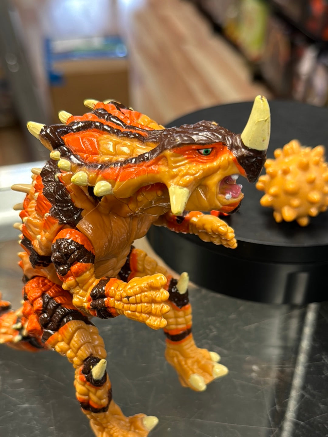 Armadon Tristegasauratops 6” Complete (Playmates, Vintage Primal Rage) product image 9, provided for visual reference and