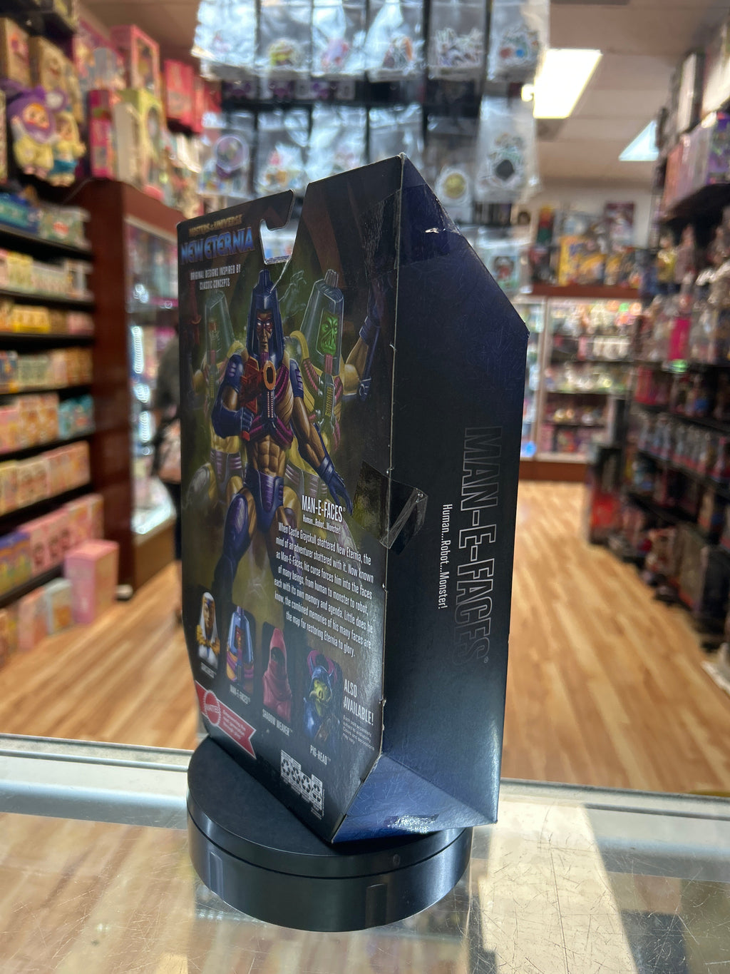 Man-E-Faces (MOTU New Eternia, Mattel) **SEALED** product image 3, provided for visual reference and product detail review
