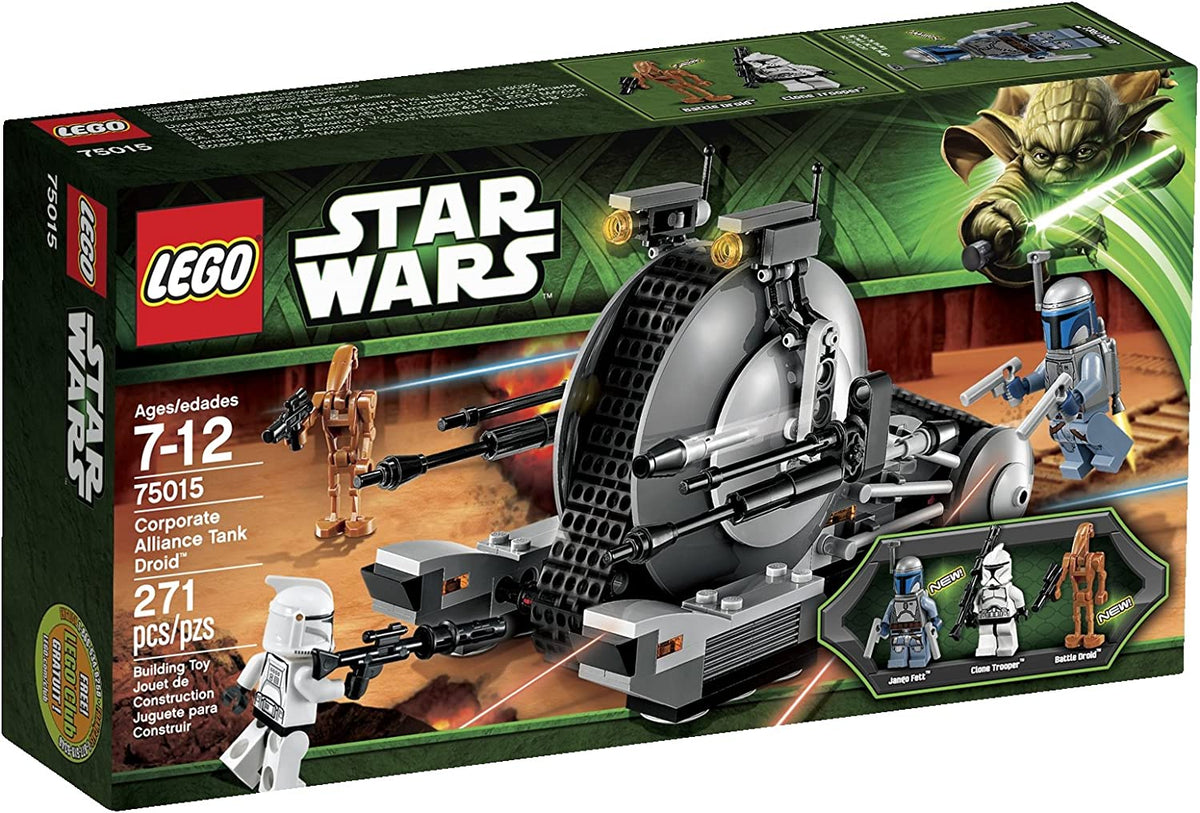 75015 Corporate Alliance Tank Droid (Retired) (New Sealed) product image 1, provided for visual reference and product detail
