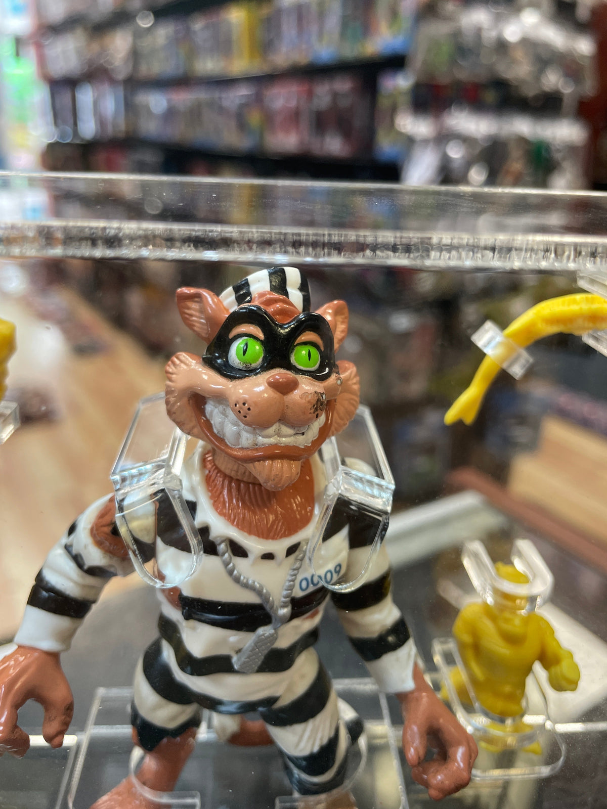 1993 Scratch The Cat **CAS GRADED 70.5** (Teenage Ninja Turtles, Playmates Toys) LOOSE product image 4, provided for visual