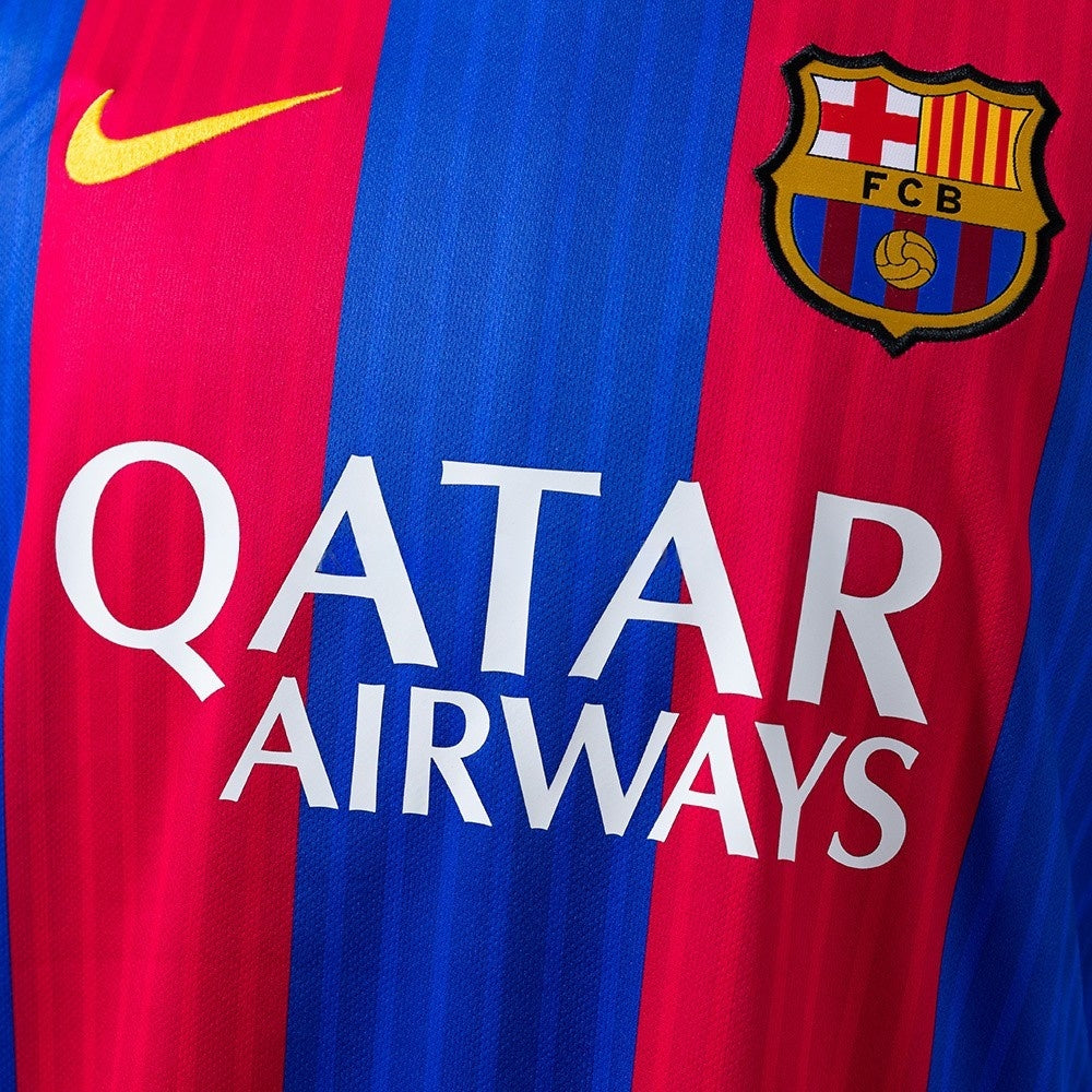 Barcelona Jersey 2016/17 Home Retro Football Kit product image 7