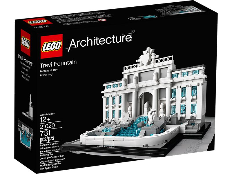 21020 Trevi Fountain (Retired) (Certified Complete) product image 1, provided for visual reference and product detail review