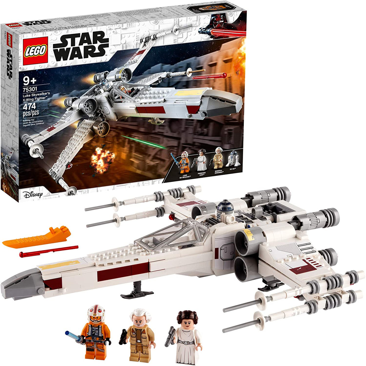 75301 Luke Skywalker's X-wing Fighter (Retired) (New Sealed) product image 1, provided for visual reference and product