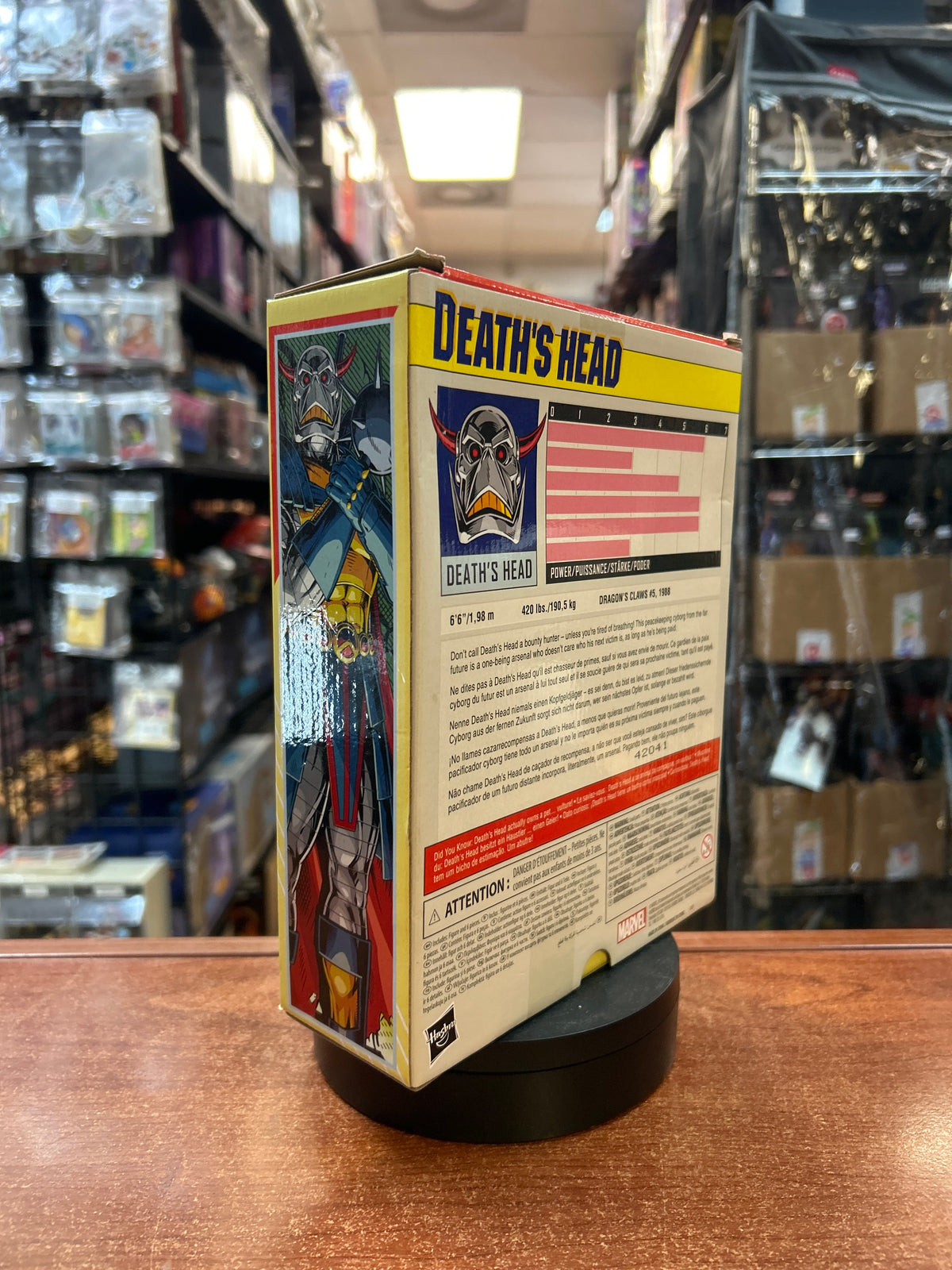 Death's Head (Marvel, Hasbro) **SEALED** product image 5, provided for visual reference and product detail review