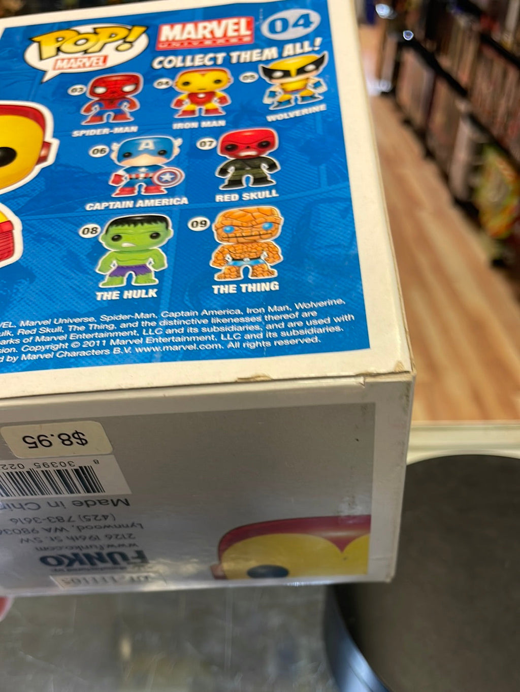 Iron Man 04 Large Font (Funko Pop! Marvel Universe) product image 9, provided for visual reference and product detail review