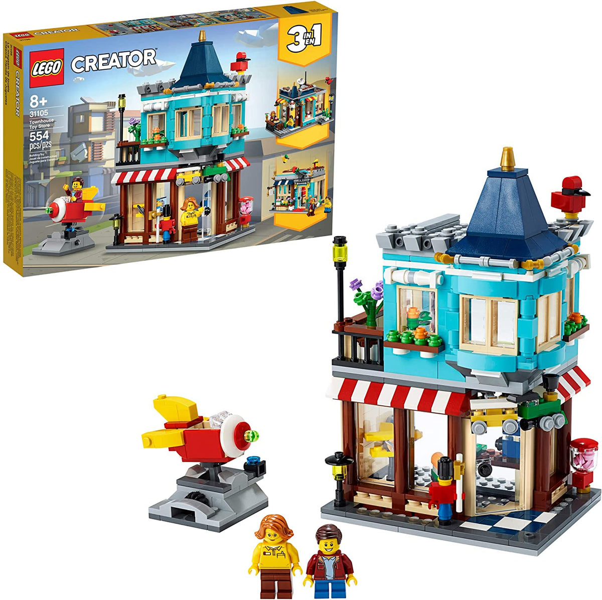 31105 Creator 3in1 Townhouse Toy Store (Retired) (Certified Complete) product image 1, provided for visual reference and