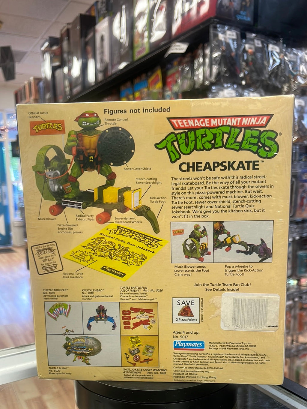 Argentinian Cheapskate with Splinter (Vintage TMNT Ninja Turtles, Playmates) product image 11, provided for visual reference