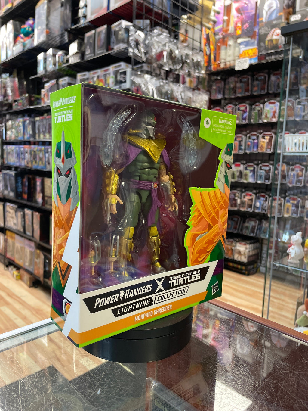Morphed Shredder (Power Rangers Lightning Collection, TMNT, Hasbro) SEALED product image 3, provided for visual reference